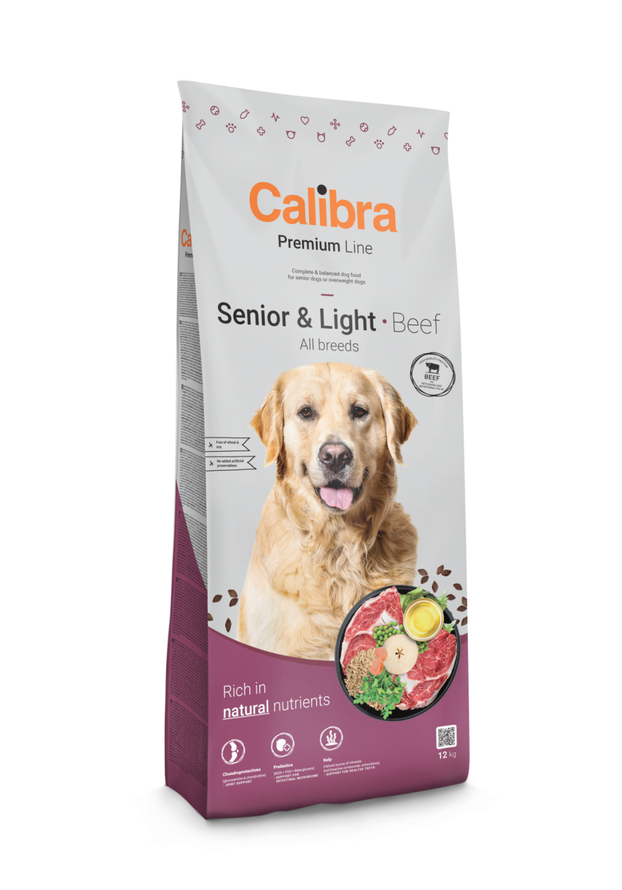 Calibra Dog Premium Line Senior&Light Beef 12 kg