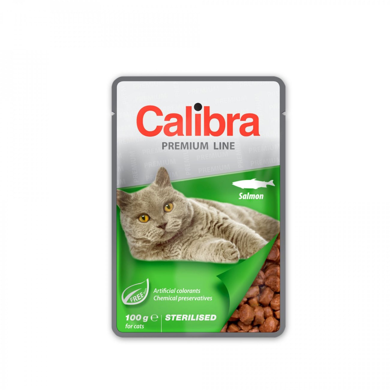 Calibra Cat Premium pouch Sterilised Salmon in gravy 100 g
