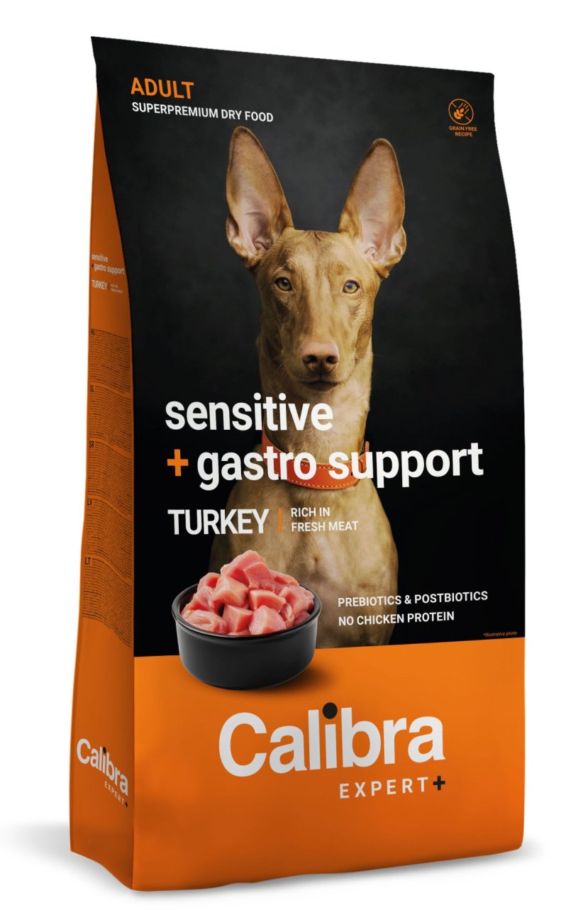 Calibra Dog EXPERT+ Adult Sensitive & Gastro Support 12 kg