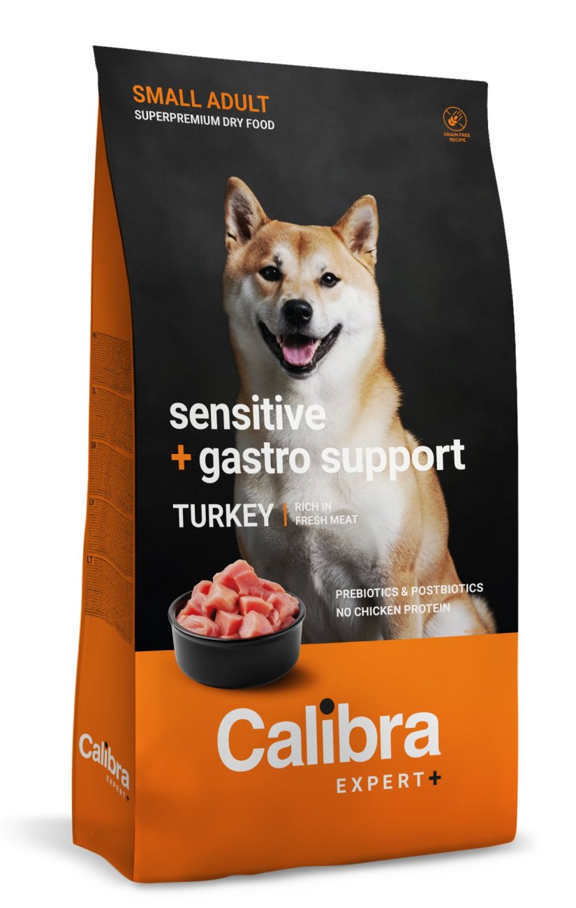 Calibra Dog EXPERT+ Adult Small Sensitive & Gastro Support 6 kg