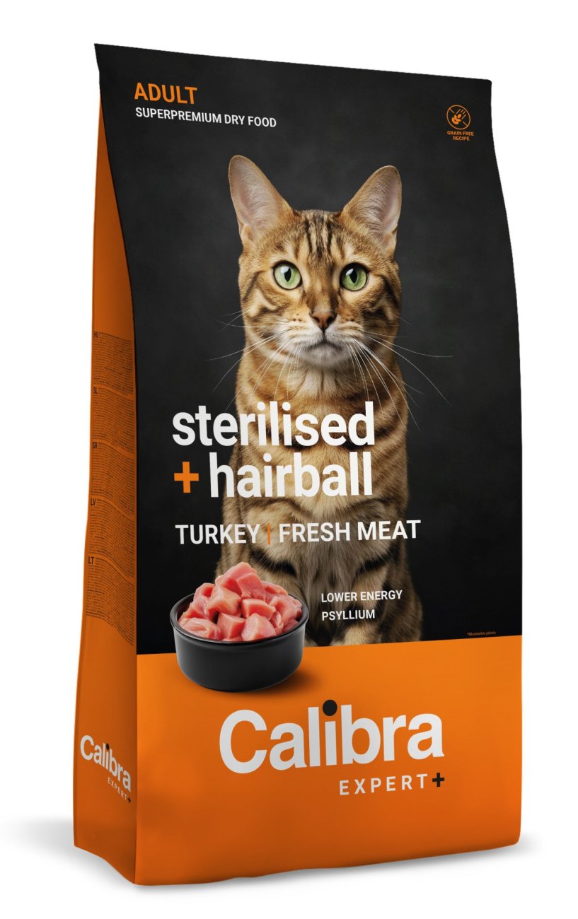Calibra Cat EXPERT+ Adult Sterilised & Hairball 6 kg