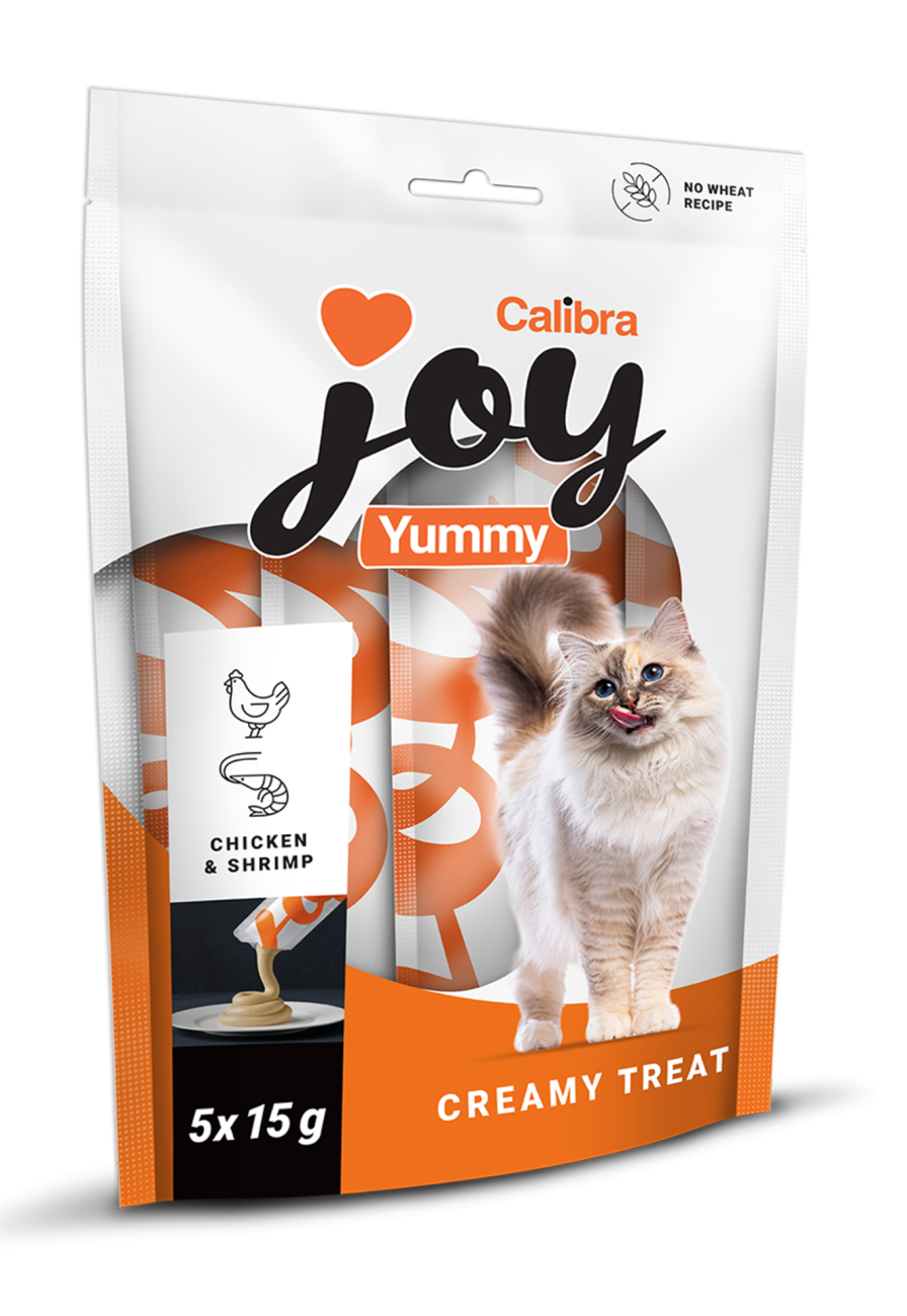 Calibra Joy Cat Yummy Chicken & Shrimp 5 x 15 g